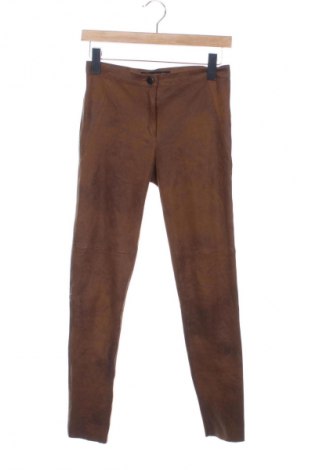 Дамски панталон Zara, Размер XS, Цвят Кафяв, Цена 13,81 €