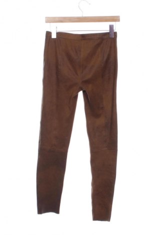 Дамски панталон Zara, Размер XS, Цвят Кафяв, Цена 13,81 €