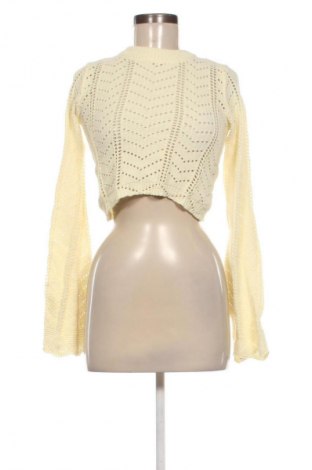 Γυναικείο πουλόβερ Bershka, Μέγεθος XS, Χρώμα Κίτρινο, Τιμή 6,99 €