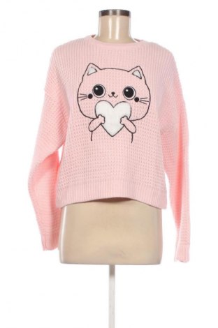Дамски пуловер Fb Sister, Размер L, Цвят Розов, Цена 6,64 €
