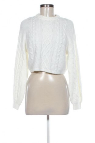Női pulóver H&M Divided, Méret S, Szín Fehér, Ár 4 579 Ft