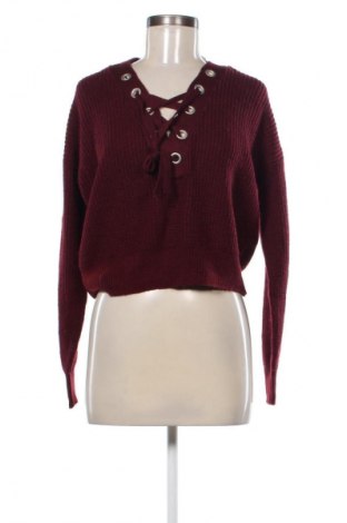 Дамски пуловер H&M Divided, Размер S, Цвят Червен, Цена 17,27 €