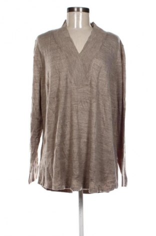 Γυναικείο πουλόβερ Isaac Mizrahi Live, Μέγεθος XXL, Χρώμα  Μπέζ, Τιμή 25,99 €