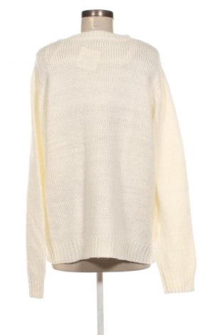 Γυναικείο πουλόβερ Janina, Μέγεθος XXL, Χρώμα Λευκό, Τιμή 11,99 €