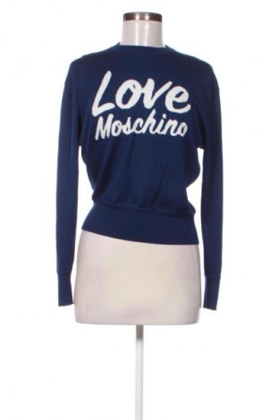 Дамски пуловер Love Moschino, Размер S, Цвят Син, Цена 84,00 €