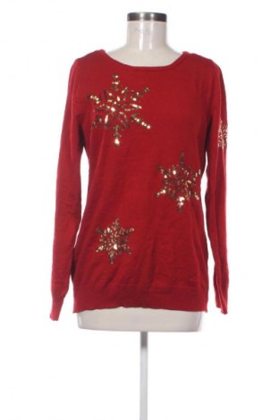 Дамски пуловер New York & Company, Размер L, Цвят Червен, Цена 5,62 €