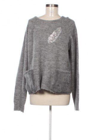 Damski sweter Paris Et Moi, Rozmiar M, Kolor Szary, Cena 112,53 zł