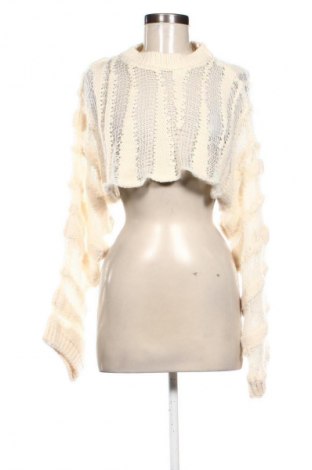 Дамски пуловер Pull&Bear, Размер XS, Цвят Екрю, Цена 8,18 €