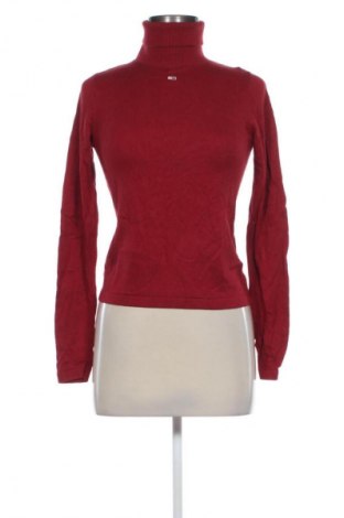Дамски пуловер Tommy Jeans, Размер XS, Цвят Червен, Цена 42,43 €