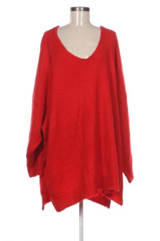 Дамски пуловер Unbranded, Размер 4XL, Цвят Червен, Цена 15,84 €