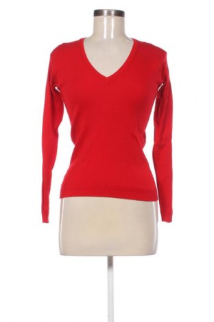 Дамски пуловер United Colors Of Benetton, Размер XS, Цвят Червен, Цена 21,00 €