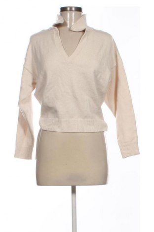 Γυναικείο πουλόβερ Zara, Μέγεθος S, Χρώμα Εκρού, Τιμή 16,99 €
