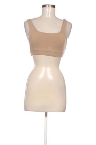 Damski sportowy top ASOS, Rozmiar S, Kolor Beżowy, Cena 53,99 zł