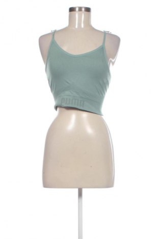 Damski sportowy top PUMA, Rozmiar L, Kolor Zielony, Cena 53,99 zł