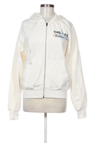 Γυναικείο φούτερ Bershka, Μέγεθος XS, Χρώμα Εκρού, Τιμή 9,99 €