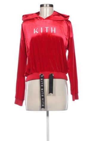 Дамски суитшърт Kith, Размер S, Цвят Червен, Цена 17,72 €