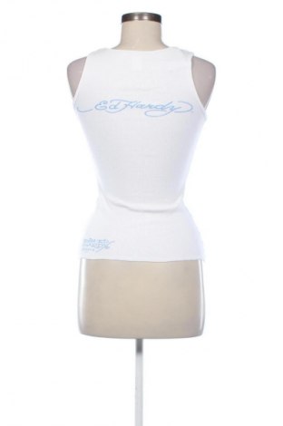 Γυναικείο τοπ Ed Hardy, Μέγεθος XS, Χρώμα Λευκό, Τιμή 28,20 €