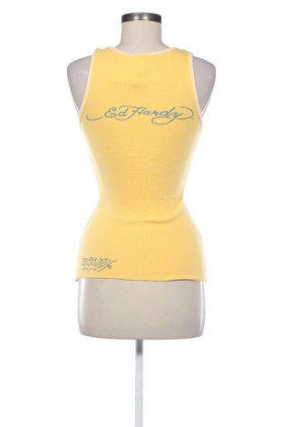Γυναικείο τοπ Ed Hardy, Μέγεθος XS, Χρώμα Κίτρινο, Τιμή 28,20 €