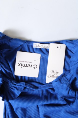 Γυναικείο τοπ NEW COLLECTION, Μέγεθος S, Χρώμα Μπλέ, Τιμή 32,00 €