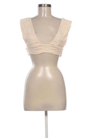 Γυναικείο τοπ SHEIN, Μέγεθος XS, Χρώμα  Μπέζ, Τιμή 15,00 €