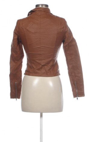 Дамско кожено палто Boohoo, Размер S, Цвят Кафяв, Цена 81,80 €
