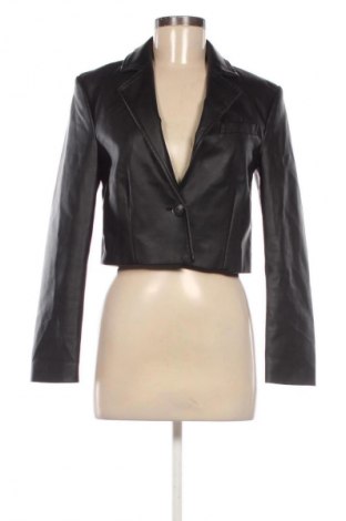 Δερμάτινο γυναικείο παλτό Fb Sister, Μέγεθος XS, Χρώμα Μαύρο, Τιμή 94,99 €
