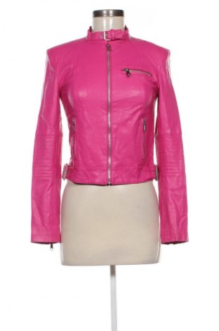 Dámská kožená bunda  Amisu, Velikost XS, Barva Růžová, Cena  469,00 Kč
