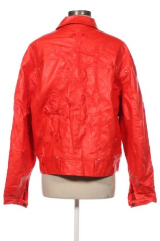 Női bőrdzseki Boohoo, Méret S, Szín Piros, Ár 23 839 Ft