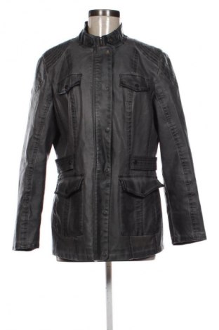 Γυναικείο δερμάτινο μπουφάν Cool Code, Μέγεθος XL, Χρώμα Γκρί, Τιμή 35,99 €