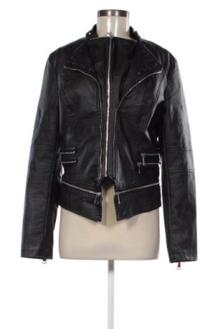 Дамско кожено яке D.D. Style, Размер XXL, Цвят Черен, Цена 29,63 €