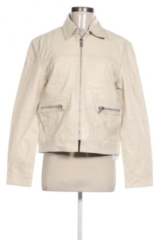 Γυναικείο δερμάτινο μπουφάν Deadwood, Μέγεθος S, Χρώμα Εκρού, Τιμή 182,99 €