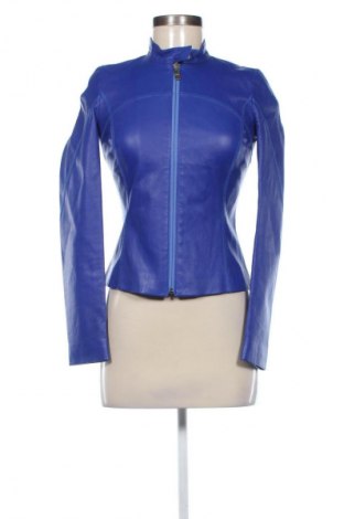 Damen Lederjacke Dirk Bikkembergs, Größe S, Farbe Blau, Preis 76,03 €