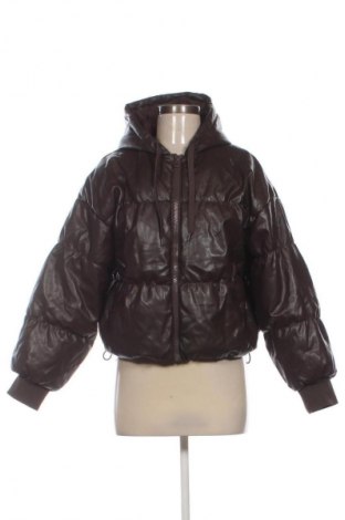 Dámská kožená bunda  H&M, Velikost XS, Barva Hnědá, Cena  529,00 Kč