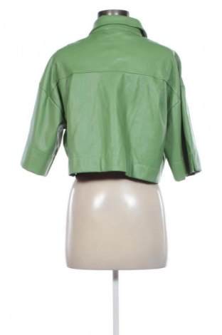 Γυναικείο δερμάτινο μπουφάν Lumina, Μέγεθος S, Χρώμα Πράσινο, Τιμή 19,99 €