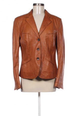 Γυναικείο δερμάτινο μπουφάν Madeleine, Μέγεθος L, Χρώμα Καφέ, Τιμή 80,00 €