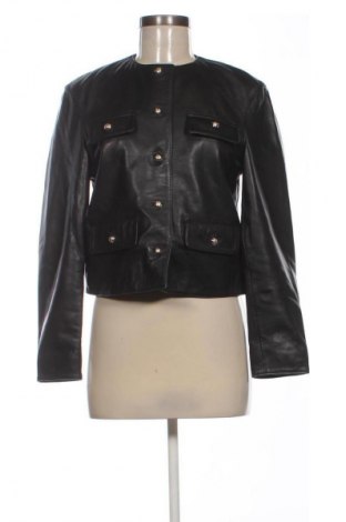 Дамско кожено яке Mango, Размер XS, Цвят Черен, Цена 21,00 €