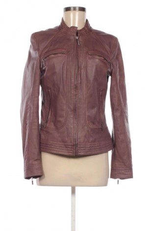 Γυναικείο δερμάτινο μπουφάν Manguun, Μέγεθος M, Χρώμα Ρόζ , Τιμή 43,99 €