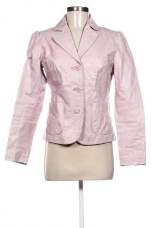 Dámska kožená bunda  Now On, Veľkosť S, Farba Popolavo ružová, Cena  30,00 €