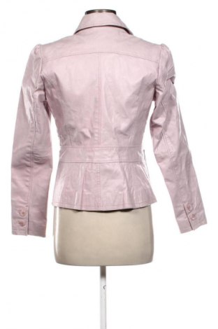 Dámska kožená bunda  Now On, Veľkosť S, Farba Popolavo ružová, Cena  30,00 €