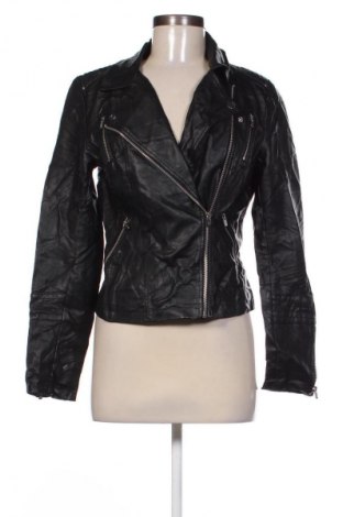 Γυναικείο δερμάτινο μπουφάν ONLY, Μέγεθος S, Χρώμα Μαύρο, Τιμή 17,99 €
