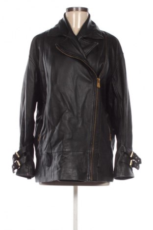 Γυναικείο δερμάτινο μπουφάν Pinko, Μέγεθος L, Χρώμα Μαύρο, Τιμή 264,99 €