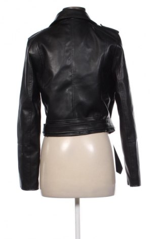 Γυναικείο δερμάτινο μπουφάν Pull&Bear, Μέγεθος XL, Χρώμα Μαύρο, Τιμή 23,99 €