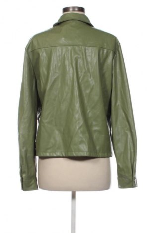 Damska kurtka skórzana SHEIN, Rozmiar M, Kolor Zielony, Cena 55,99 zł