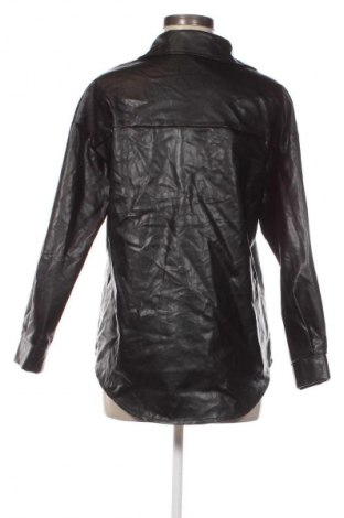 Γυναικείο δερμάτινο μπουφάν SHEIN, Μέγεθος XS, Χρώμα Μαύρο, Τιμή 13,99 €