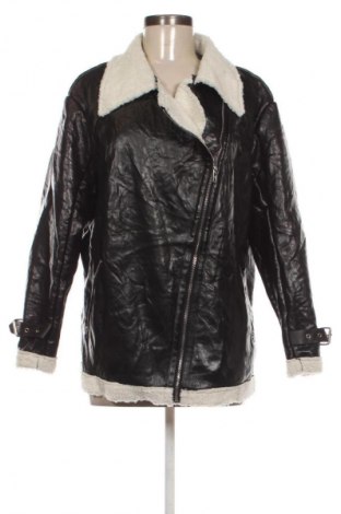 Dámska kožená bunda  SHEIN, Veľkosť XL, Farba Čierna, Cena  25,95 €