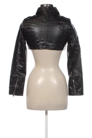 Γυναικείο δερμάτινο μπουφάν SHEIN, Μέγεθος S, Χρώμα Μαύρο, Τιμή 35,99 €