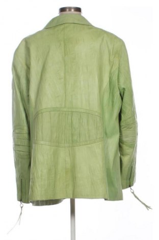 Damska kurtka skórzana Samoon, Rozmiar XXL, Kolor Zielony, Cena 963,03 zł