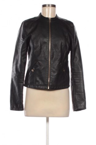 Дамско кожено яке Sinsay, Размер M, Цвят Черен, Цена 30,00 €