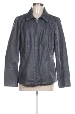 Γυναικείο δερμάτινο μπουφάν Tchibo, Μέγεθος XL, Χρώμα Μπλέ, Τιμή 17,99 €