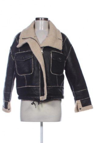 Γυναικείο δερμάτινο μπουφάν Unbranded, Μέγεθος S, Χρώμα Μαύρο, Τιμή 25,99 €